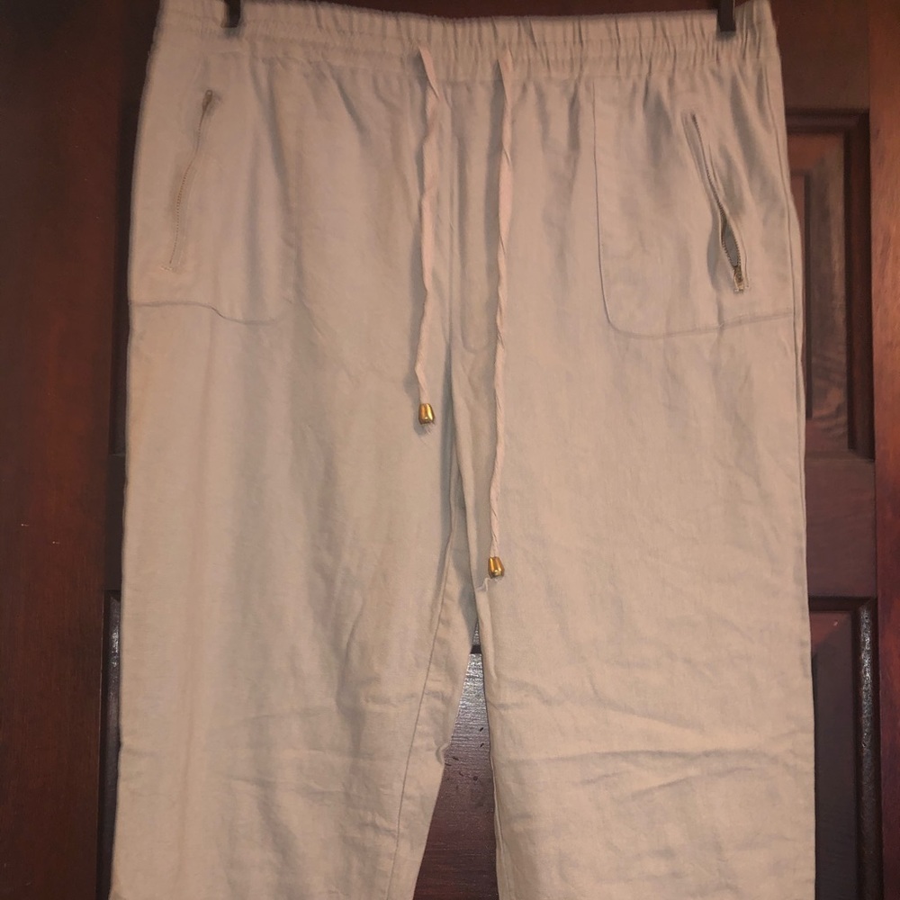 Tan, Woven Pants